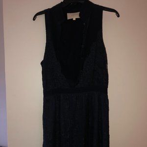 aijek Lace Dress Navy Blue Size 3